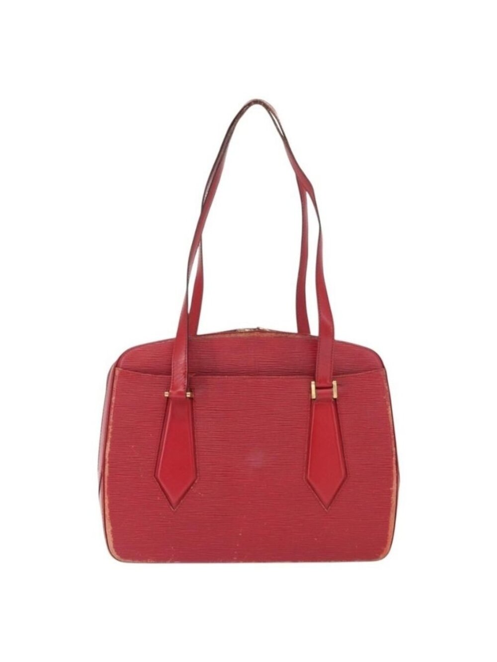 Authentic LOUIS VUITTON Epi Vortail Shoulder Bag Red M52437 LV - Picture 9 of 16